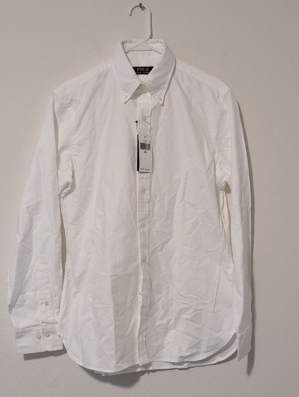 Polo by Ralph Lauren White Long-Sleeve Button-Down Shirt